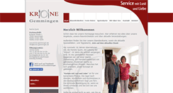 Desktop Screenshot of krone-gemmingen.de